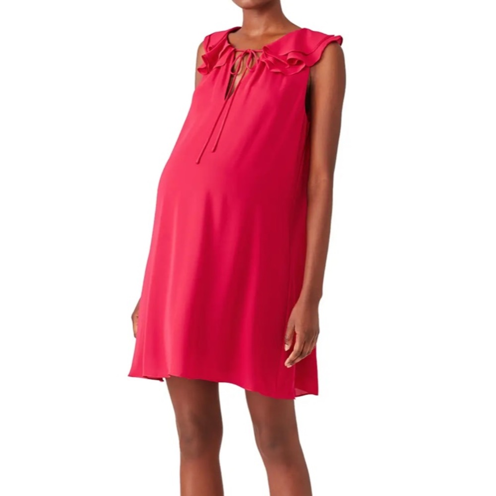 Amanda Uprichards Pink Maternity Dress Medium